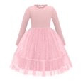 thumbnail image 1 of Arshiner Toddler Girls Tutu Tulle Dress Fall Winter Long Sleeve Party Dresses | Star Sequin Birthday Princess Formal Fancy Princess Dress, 1 of 6