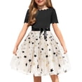 thumbnail image 1 of Arshiner Toddler Girls Vintage Party Dress A-Line Tulle Girl Dresses for Birthday Black, 1 of 6