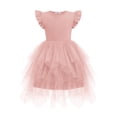 thumbnail image 1 of Arshiner Toddler Tutu Dress Little Girls Irregular Tulle Princess Birthday Party Formal Dresses, 1 of 6