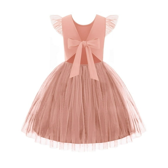 Arshiner Toddler Tutu Dresses Summer Tulle Cotton Birthday Birthday Dress for Girls
