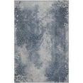 thumbnail image 1 of Arshs Fine Rugs Modern Transitional Loane Grey Blue Rug 4'2" x 6'0" 4' x 6', 1 of 5