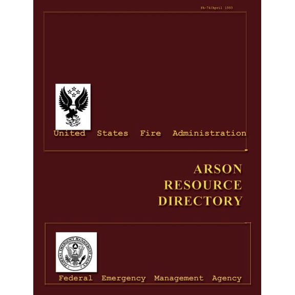 Arson Resource Directory
