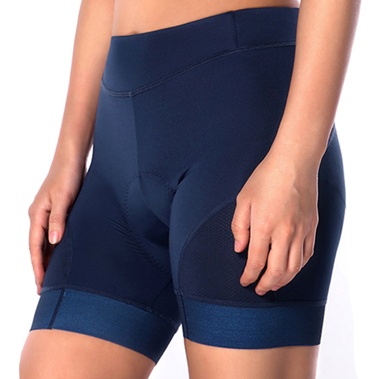 Arsuxeo Cycling shorts,Women Waist Padded Waist Padded Bike Navy Adben