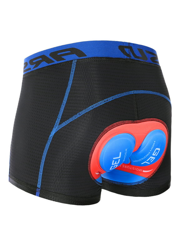 Arsuxeo Men Cycling Underwear Shorts Lightweight Breathable 5D Padded MTB Bike Bicycle Shorts