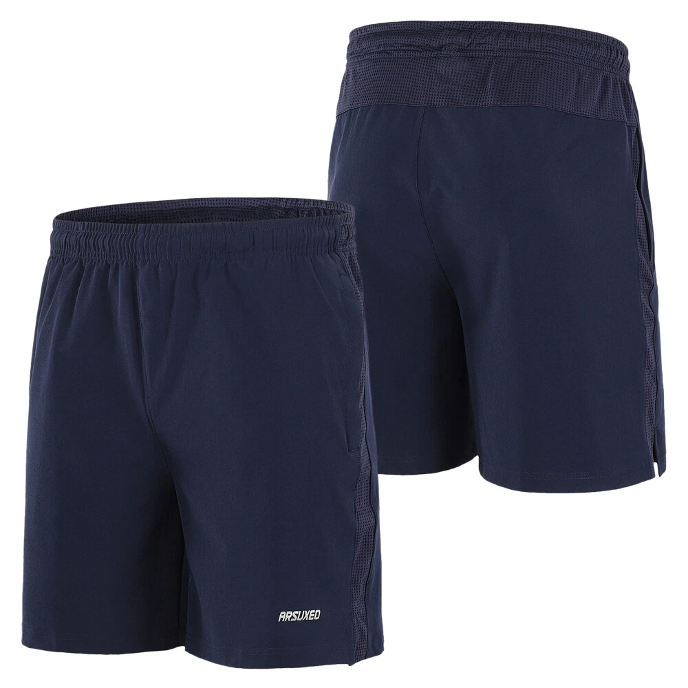 FORGE Arsuxeo Men'S Cycling Shorts Bike Shorts Quick Drying With Zipper Pockets E0D3