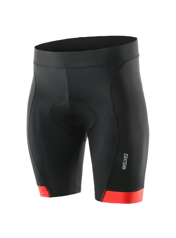 Arsuxeo Men Summer Cycling Shorts Quick Dry Breathable Padded Bike Riding Biking Shorts Tights