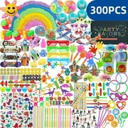 Arsvita 300+ PCS Party Favors for Kids, Fidget Toys Pack, Birthday Gift, Treasure Box, Goodie Bag Stuffers, Carnival Prizes, Pinata Filler Sensory Toy for Classrooom