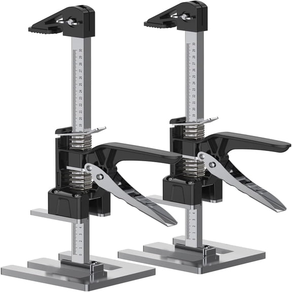 Arsvita 2 Pcs Labor Saving Arm Jack, 660 LBS Load Bearing Manual Lifting Tool, Furniture & Construction Vehicle Type Hand Lifter for Door Tile Woodworking Installation