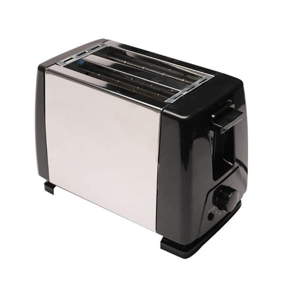 Arsvita 2 Slice Compact Toaster, Stainless Steel Slim Bread Toaster with Wide Slots, Automatic Pop Up & Removable Crumb Tray, Countertop Breakfast Toaster for Home Kitchen Dorm