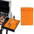 thumbnail image 1 of Arsvita Silicone Griddle Tool Mat for Blackstone Grill, Silicone Mat Spatula Mat with Drip Pad, Griddle Accessories for Blackstone（Orange）, 1 of 7