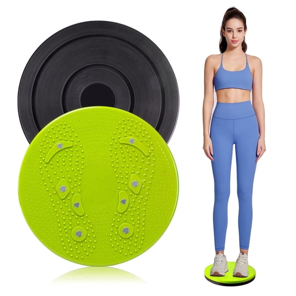 Arsvita Twist Exercise Board Waist Twisting Disc Ab Waist Twister Board Magnet Balance Rotating Board for Body Shaping Core Exercise Foot Massage