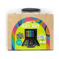 thumbnail image 1 of Art 101 58 piece Mutlifunctional Art Set in Colorable Wood Case for Children to Adults, 1 of 8