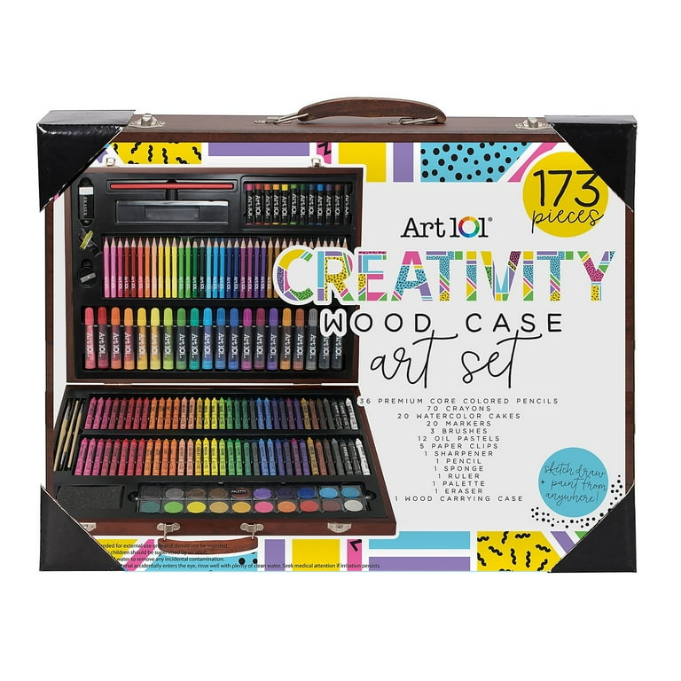 Art 101 Creativity Multifunctional Art Set with 173 Pieces Art 101 Creativity Multifunctional Art Set with 173 Pieces