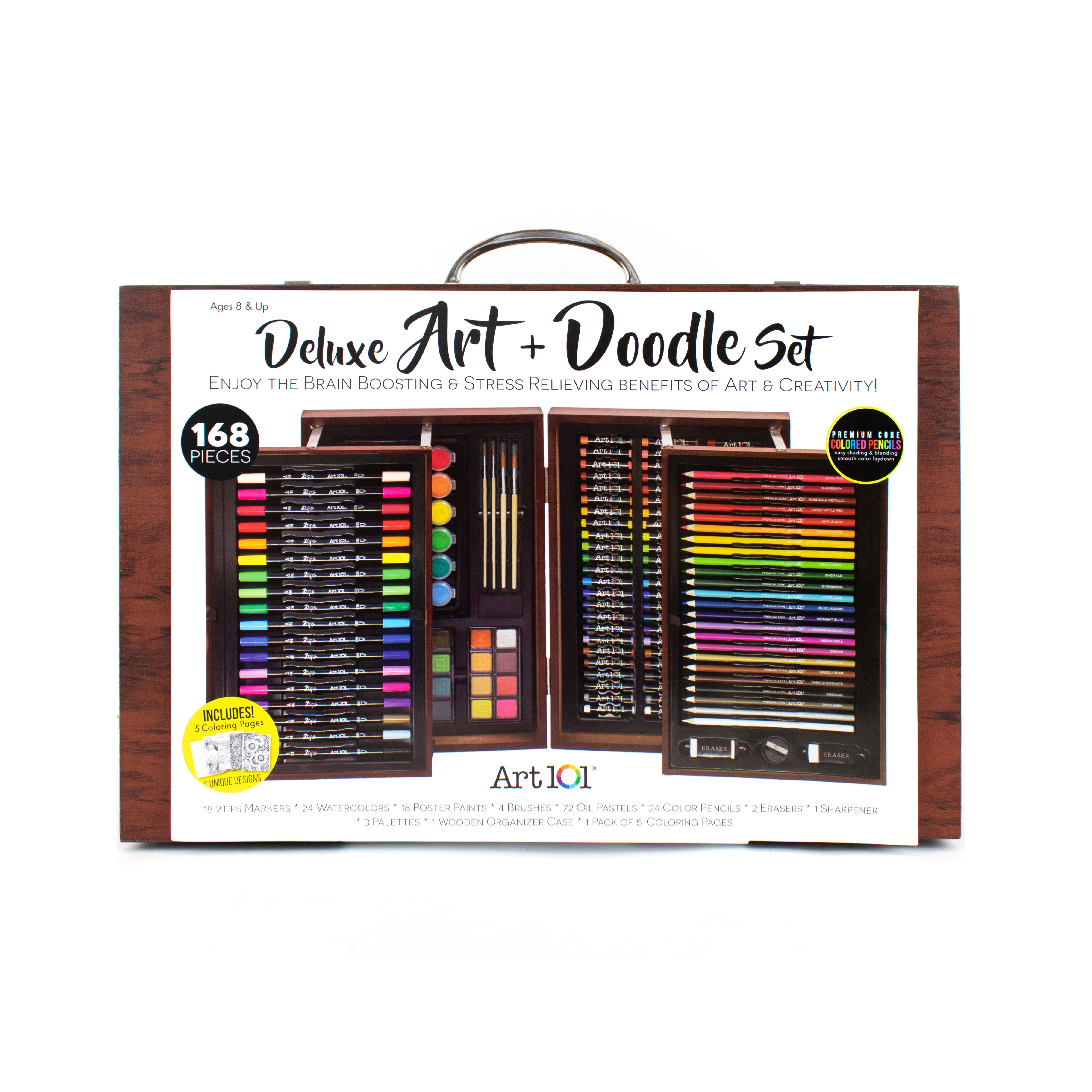 Pack Art - Deluxe 6-In-1 Art Creativity Set