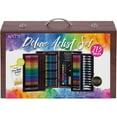 thumbnail image 1 of Art 101 Deluxe Multifunctional Art Set / Kit with 215 Pieces in Wood Case for Children to Adults, 1 of 2