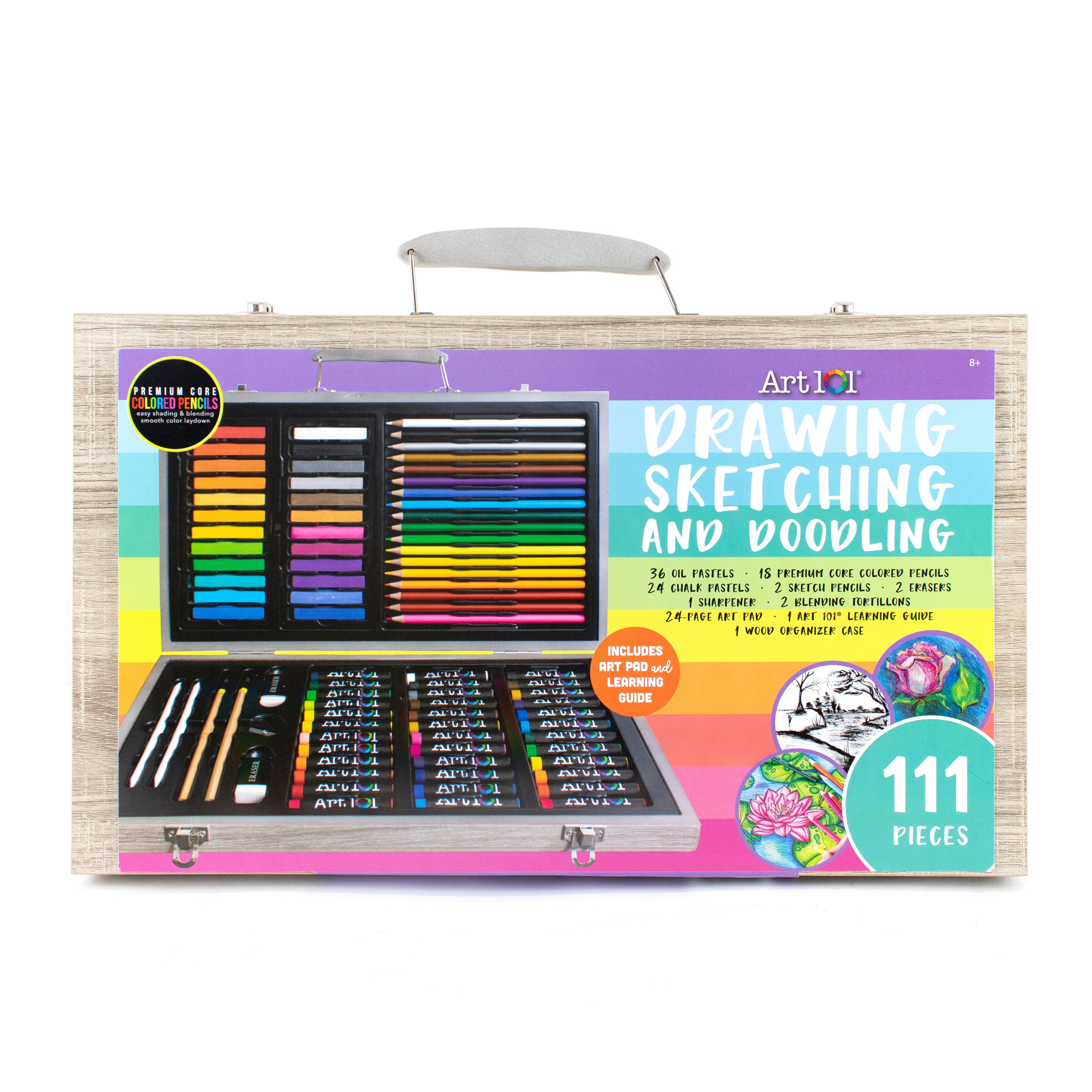 111 Pieces Deluxe Art Painting Set, Professional Artists Drawing