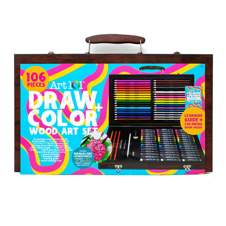 https://i5.walmartimages.com/seo/Art-101-Draw-and-Color-Mutlifunctional-Wood-Art-Set-Kit-with-106-Pieces-for-Adults_f0f8579c-3e2c-4a72-a01b-82cb2932690f.611a7f2d81e01218f3eb1168955c4688.jpeg?odnHeight=768&odnWidth=768&odnBg=FFFFFF