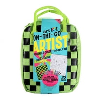 Art 101 On-the-Go Artist Coloring Set in Organizer Bag for Children