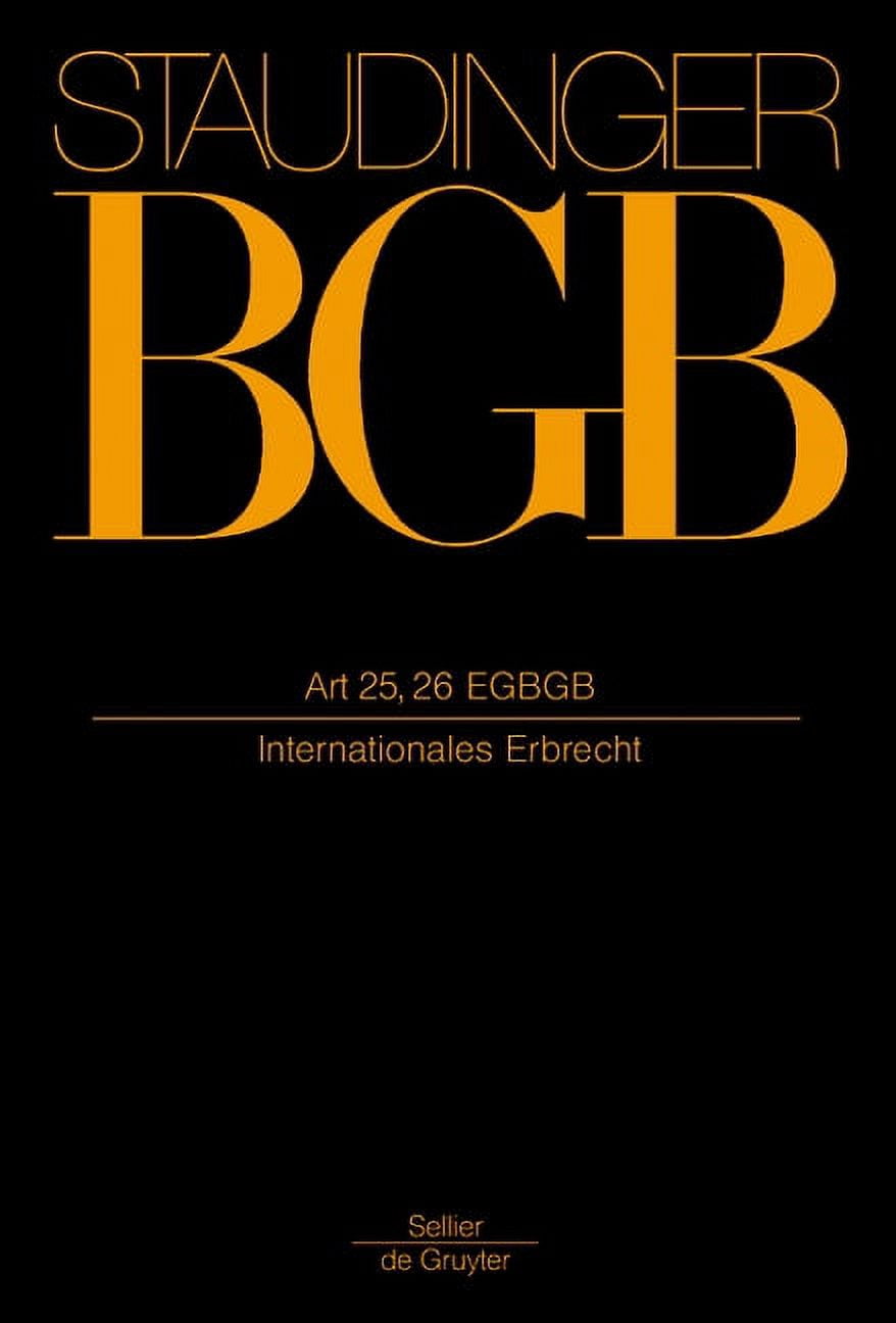 Art 25, 26 EGBGB: (Internationales Erbrecht), (Hardcover)