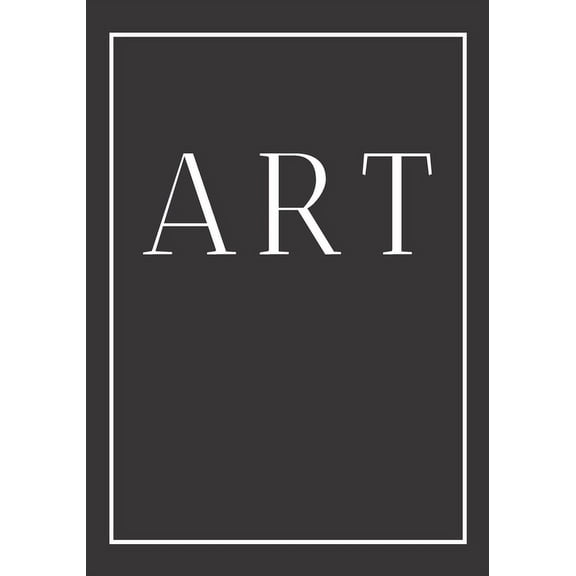 Style: Art: A decorative book for coffee tables, bookshelves and end tables: Stack style decor books to add home decor to bedrooms, lounges and more: Black and White decorative book: Ideal for your ow