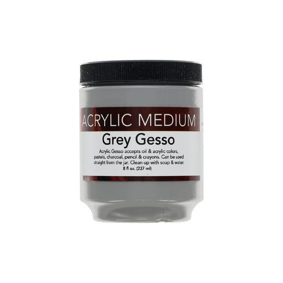 Art Advantage Acrylic Gesso 8oz Gray