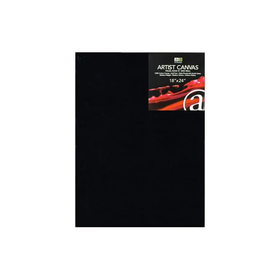 Art Advantage Artist Canvas Visual Edge 18x24Black
