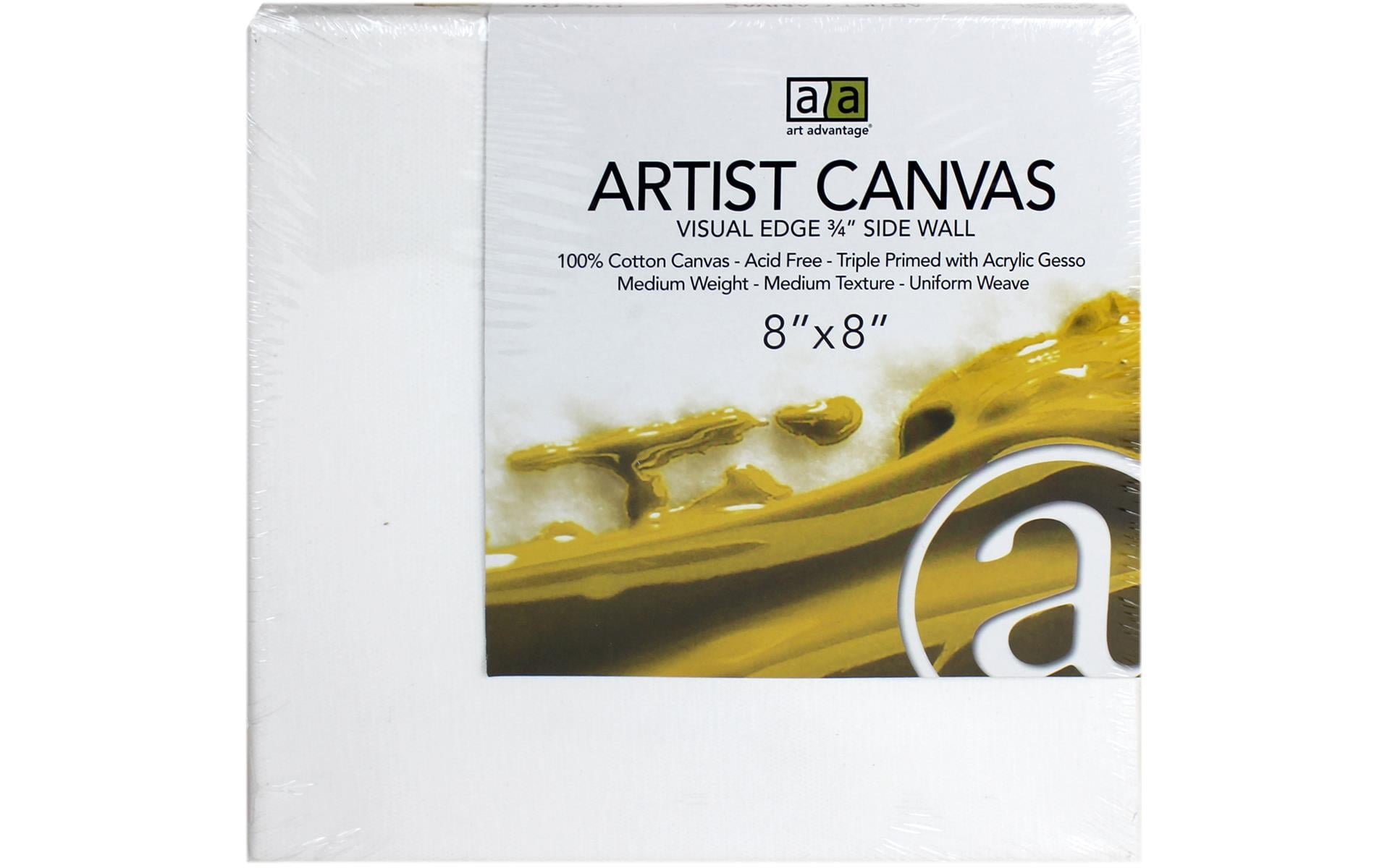 Art Advantage Artist Canvas Visual Edge 8x 10 8pc