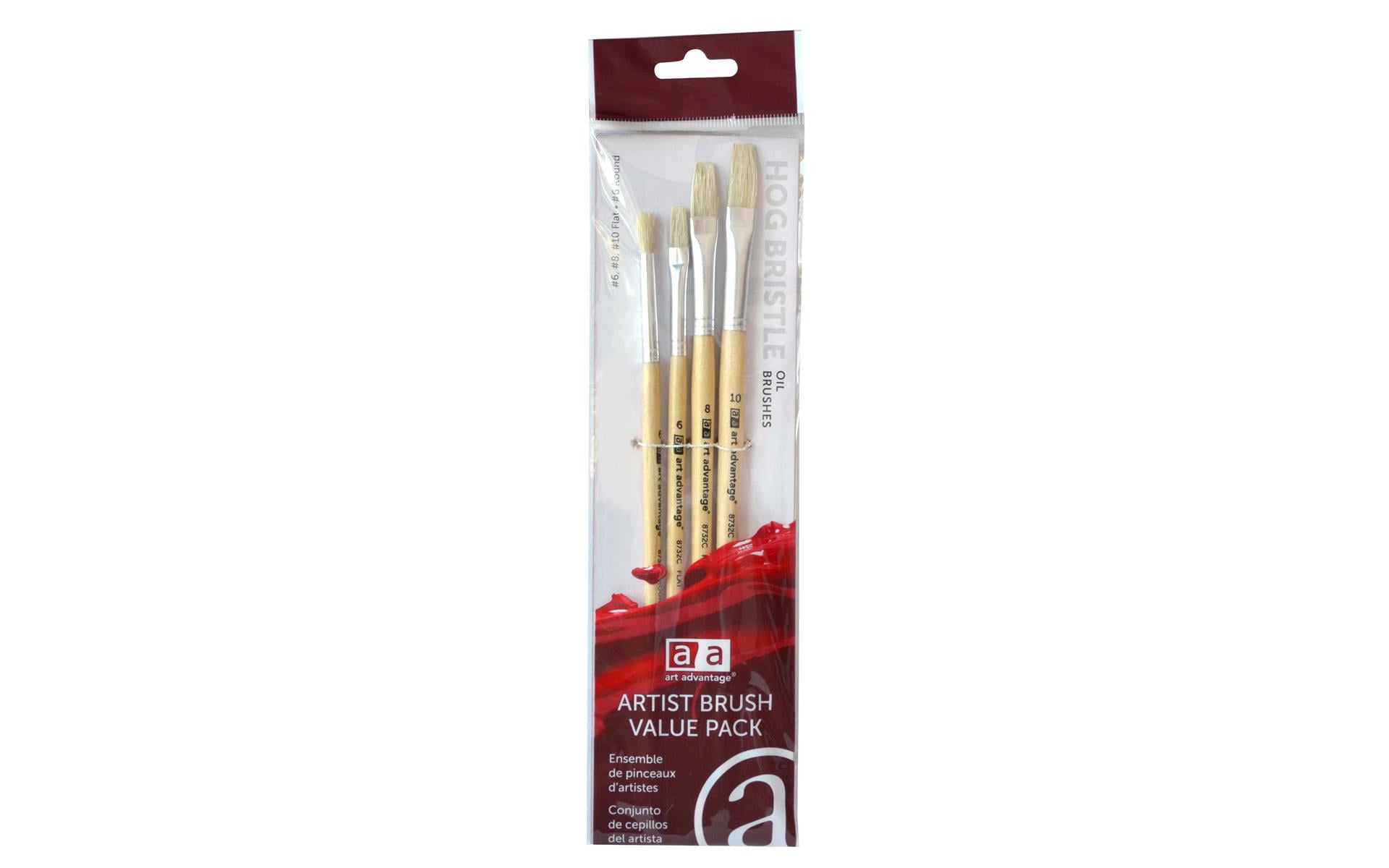 U.S. Art Supply 24-Piece Artist Paint Brush Set - Professional All