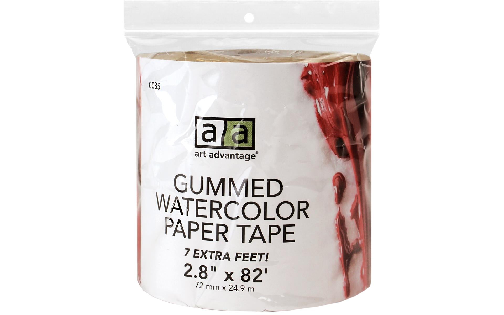 Art Advantage Gummed Watercolor Paper Tape - 2.8-inch x 82-foot