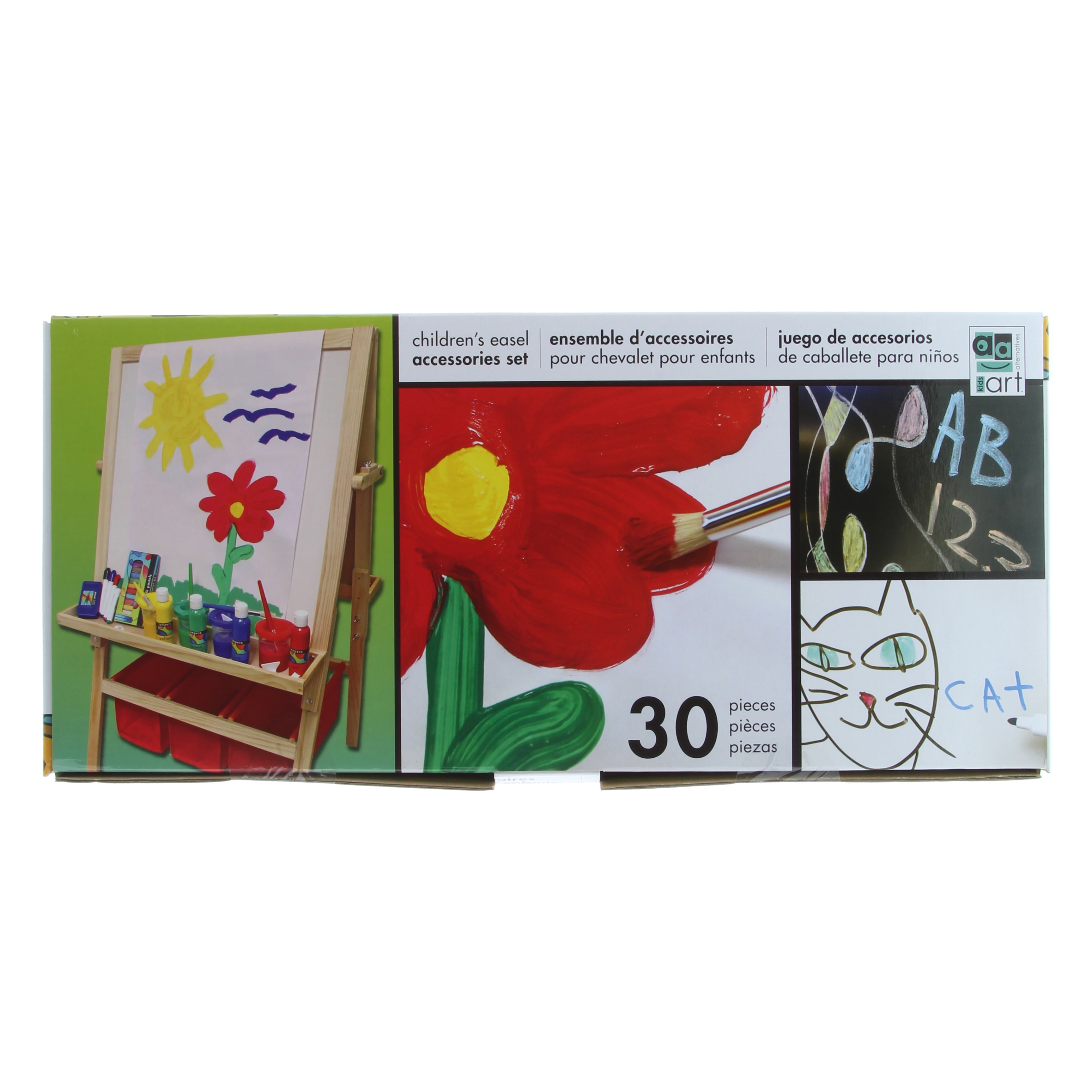 Children's Multi-Color Art Easel Accessory Set with Supplies