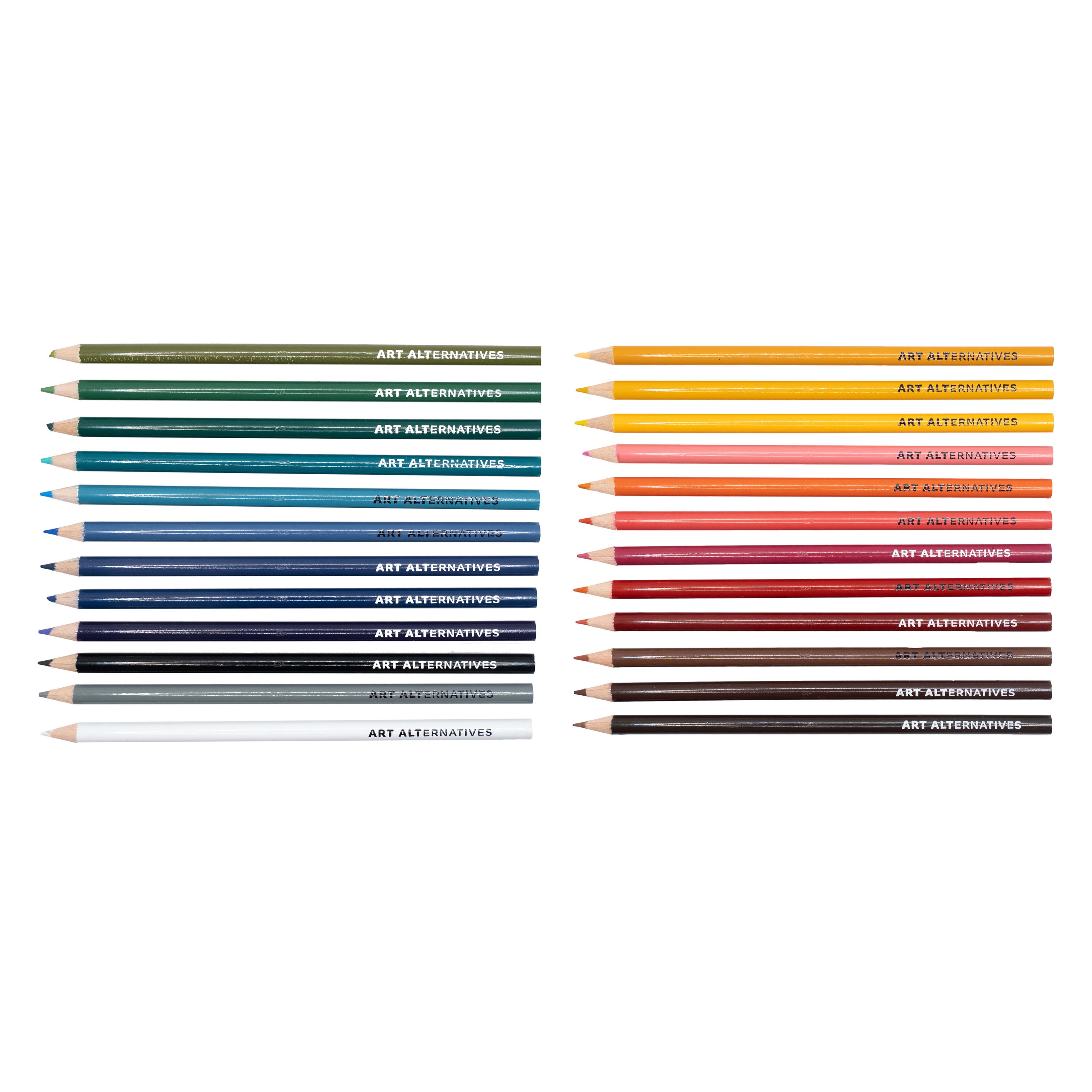 Art Alternatives Colored Pencil Set, 24Colors