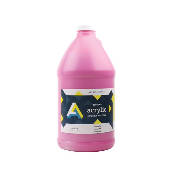 Art Alternatives Economy Acrylic Paint, 64 oz., Magenta