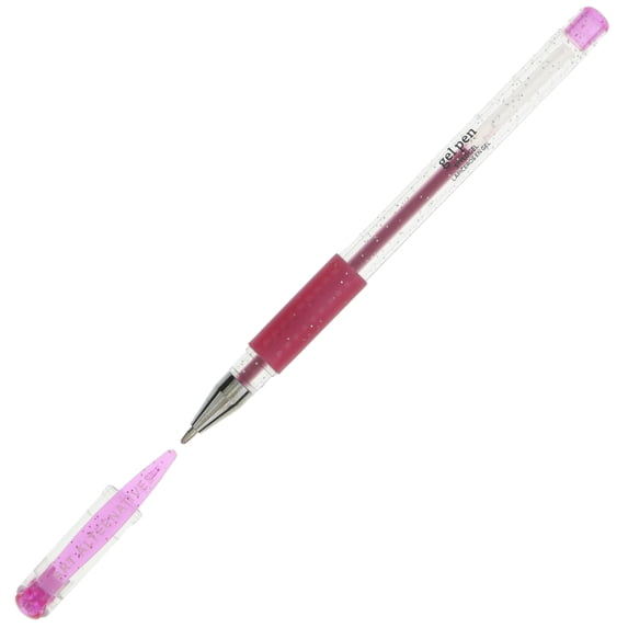 Art Alternatives Gel Pen, Glitter Pink