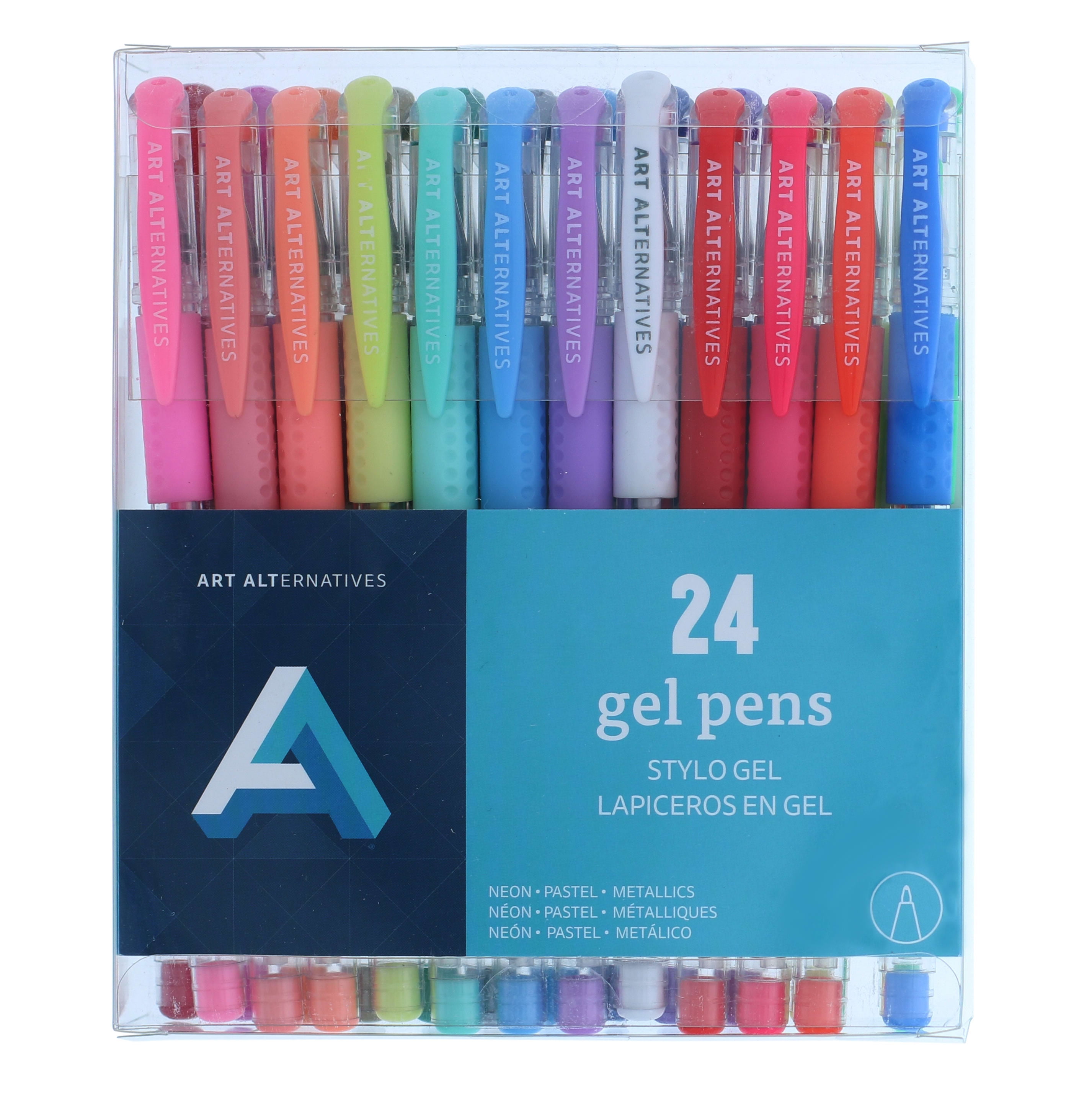 Fiskars Gel Pens, 0.8 - 1.0mm Tips - 48 pens