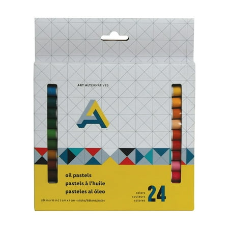 Art Alternatives Oil Pastel Set, 24-Colors