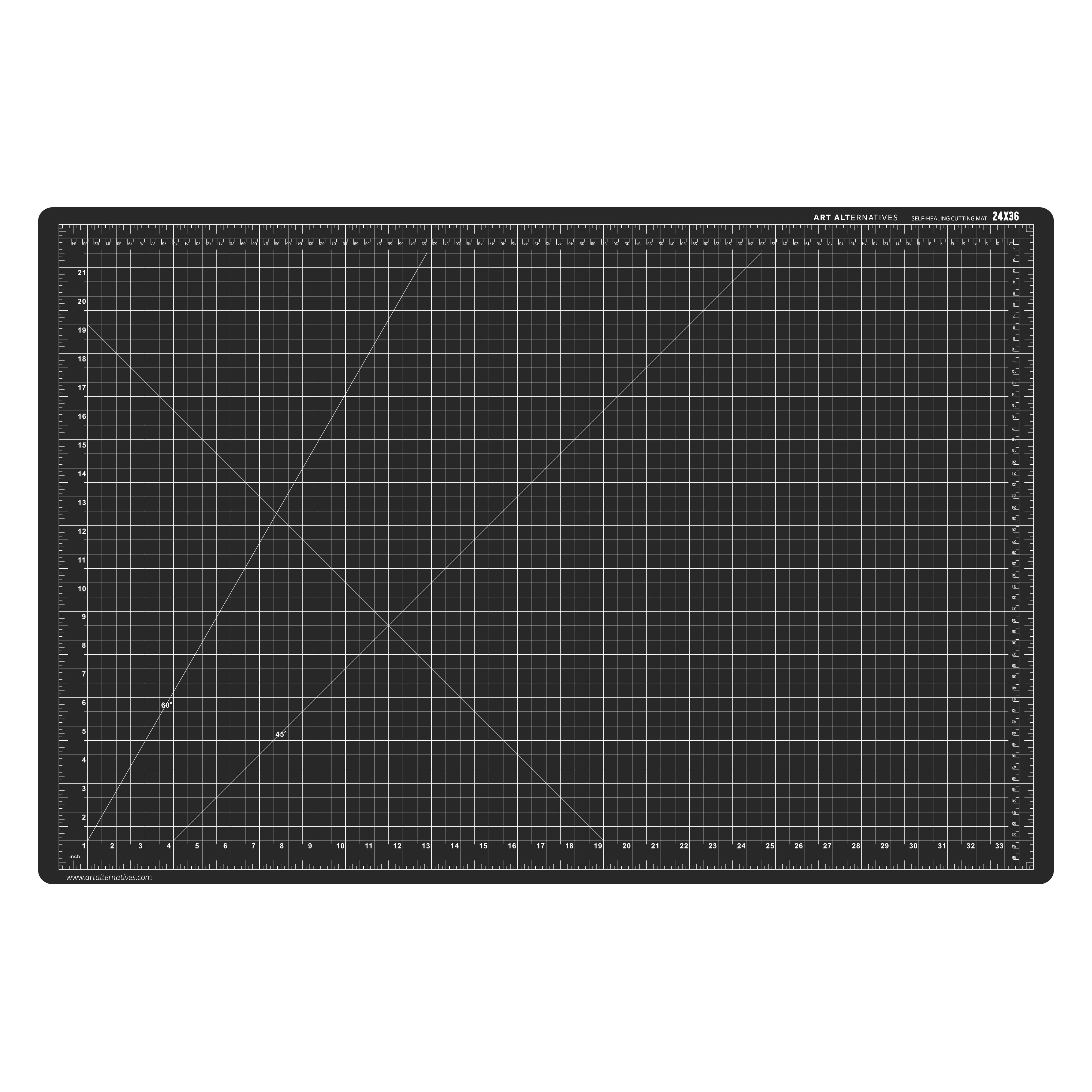 Art Alternatives SelfHealing Cutting Mat, 24" x 36", DoubleSided
