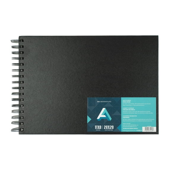 Art Alternatives Spiral-Bound Sketch Book, 11" x 8", Landscape