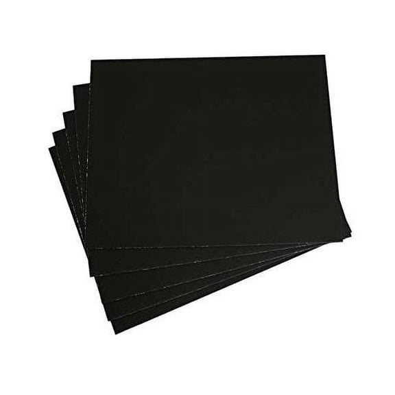 Art Alternatives Super Black Presentation & Mounting Board, 15" x 20", 50 Sheets/Pkg.