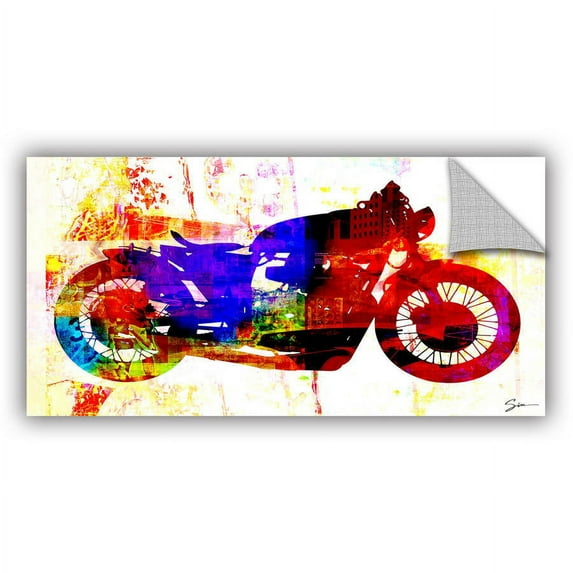 Art Appealz Greg Simanson Moto III Removable Wall Art Graphic
