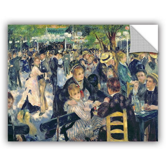 Art Appealz Pierre Renoir "Ball At The Moulin De La Galette" Removable Wall Art Graphic