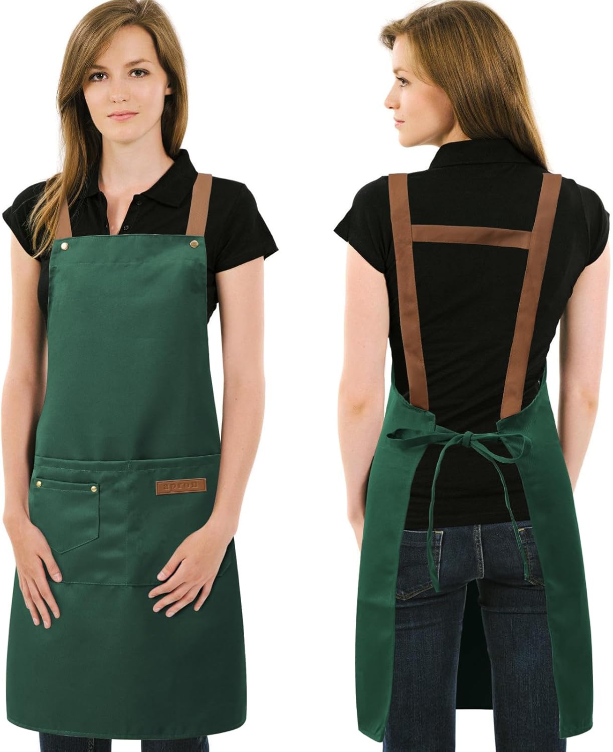Art Aprons for Men Women Painting Pottery Baking, H Back Straps ...
