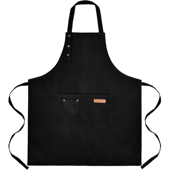 Art Aprons for Women Painting Pottery Baking, Mens Buckle Straps Kitchen Apron with Pockets Chef Cooking