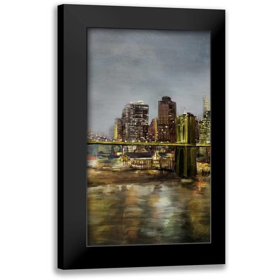 Art Atelier Alliance 10x14 Black Modern Framed Museum Art Print Titled - Metropolis 2