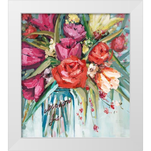 Art Atelier Alliance 12x13 White Modern Wood Framed Museum Art Print Titled - Mason Bloom 2
