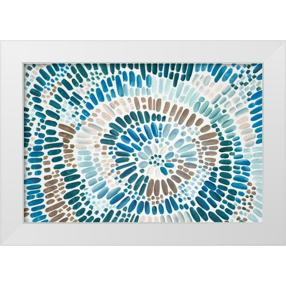 Art Atelier Alliance 14x11 White Modern Wood Framed Museum Art Print Titled - Aura