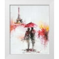 thumbnail image 1 of Art Atelier Alliance 15x18 White Modern Wood Framed Museum Art Print Titled - Watery Romance 2, 1 of 4