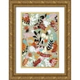 thumbnail image 1 of Art Atelier Alliance 17x24 Gold Ornate Wood Framed with Double Matting Museum Art Print Titled - Leaves of Joy 1, 1 of 4