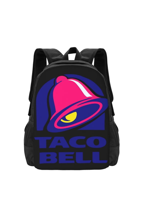 Art Bell With Taco Backpack Fashion Travel Backpack Laptop Backpack 16 Inch Simple And Large Capacity