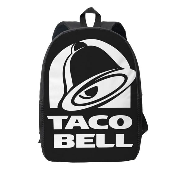 Art Bell With Taco Backpack Simple Lightweight Backpack Fashion Travel Backpack Laptop Backpack 17 Inch