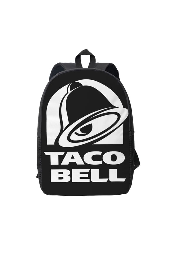 Art Bell With Taco Backpack Simple Lightweight Backpack Fashion Travel Backpack Laptop Backpack 17 Inch